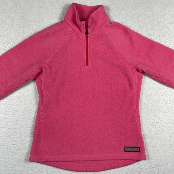 Vineyard Vines Jacket Womens Small Pink Fleece Outdoors Cute Cozy Preppy Top - Picture 11 of 16